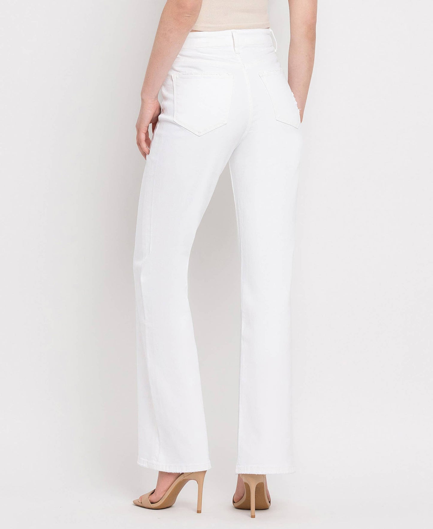 WHITE DENIM JEANS