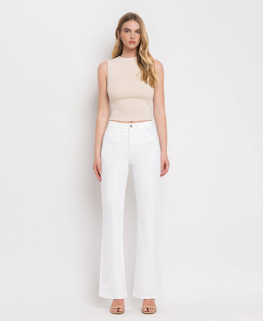 WHITE DENIM JEANS