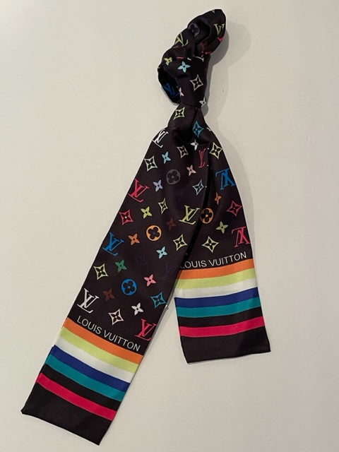 LV INSPIRED SKINNY SCARF