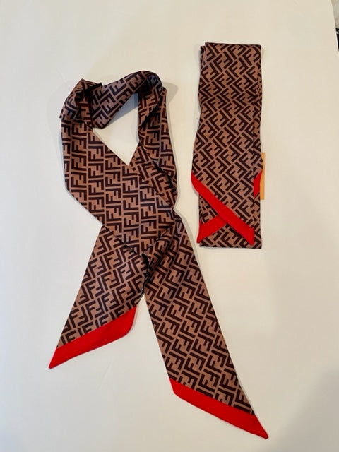 DESIGNER INSPIRED SKINNY SCARF